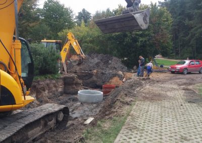 Poilsio namų ir dvibučio gyvenamojo namo Tvenkinių g. 26, Palangoje, statyba