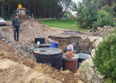 Poilsio namų ir dvibučio gyvenamojo namo Tvenkinių g. 26, Palangoje, statyba