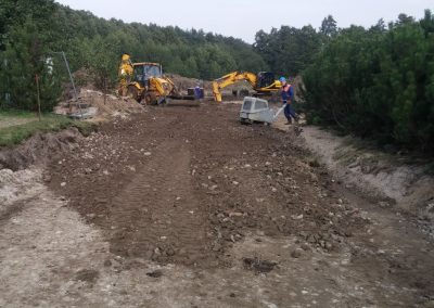 Poilsio namų ir dvibučio gyvenamojo namo Tvenkinių g. 26, Palangoje, statyba