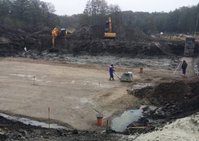 Poilsio namų ir dvibučio gyvenamojo namo Tvenkinių g. 26, Palangoje, statyba