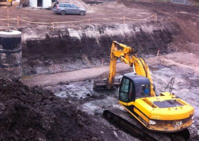 Poilsio namų ir dvibučio gyvenamojo namo Tvenkinių g. 26, Palangoje, statyba